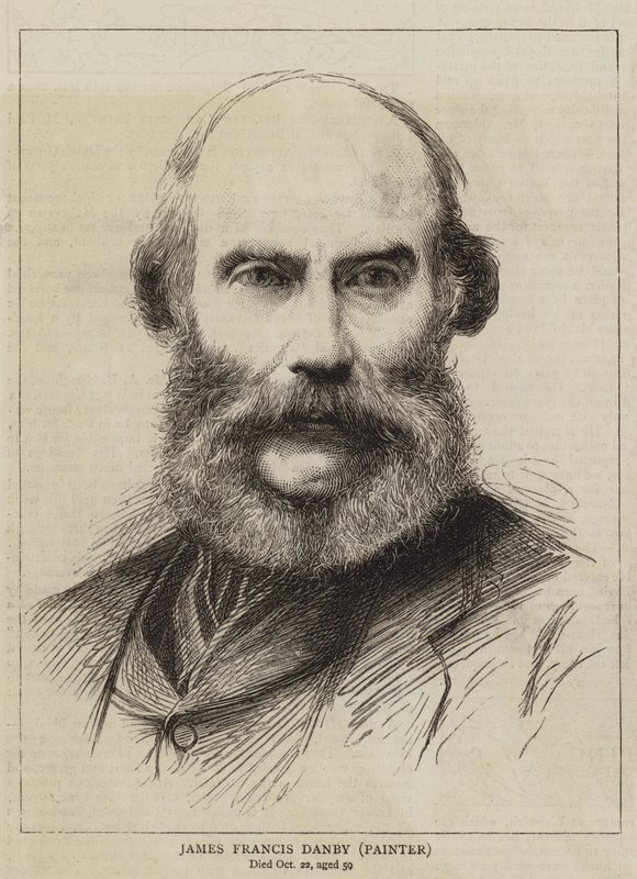 James Francis Danby, målare (gravyr) av English School