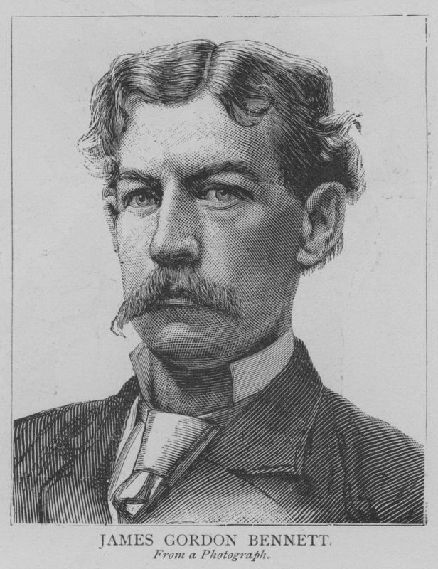 James Gordon Bennett (gravyr) av English School