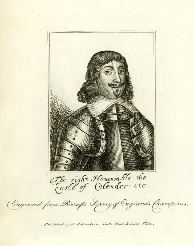 James Levingston, Earl of Calendar av English School