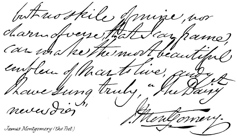 James Montgomery (poeten) av English School