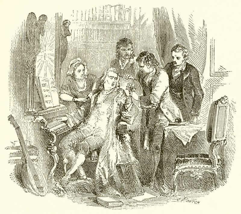 Jean Paul Richter vid Pianoforte av English School