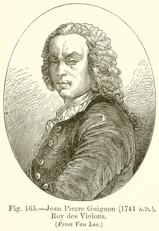 Jean Pierre Guignon, kung av violinerna 1741 av English School