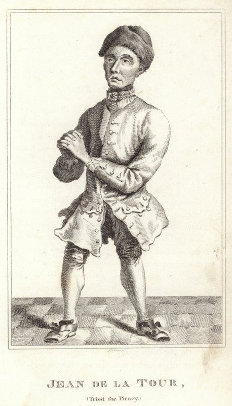 Jean de la Tour, försökt för piratkopiering av English School