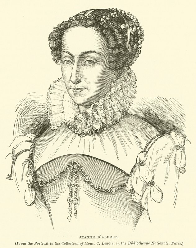 Jeanne av Albret (gravyr) av English School