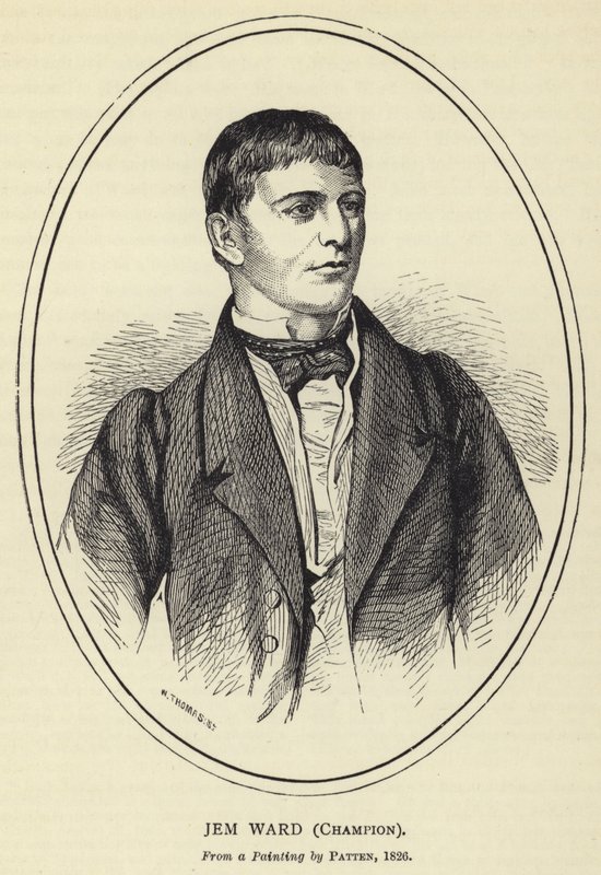 Jem Ward, Champion, Från en målning av Patten, 1826 av English School