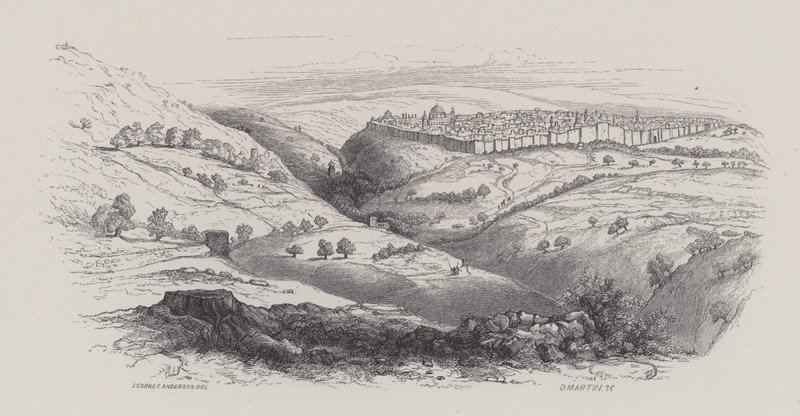 Jerusalem (gravyr) av English School