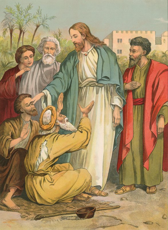 Jesus och de blinda männen av English School