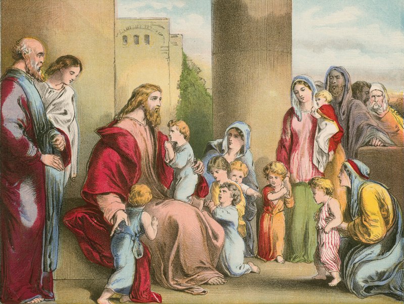 Jesus och de små barnen av English School