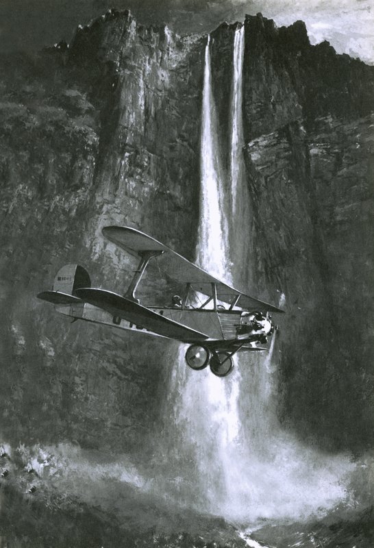 Jim Angels upptäckt av det som kom att kallas Angel Falls i Venezuela av English School
