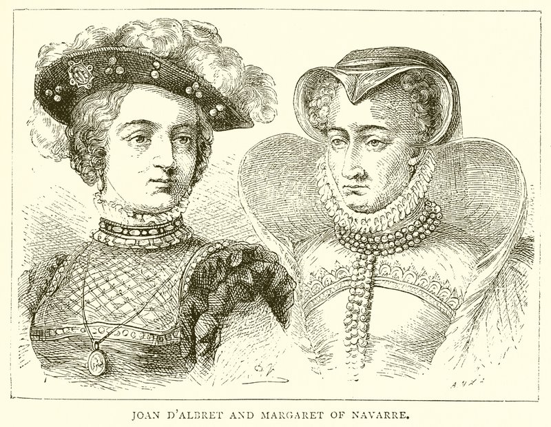 Joan DAlbret och Margareta av Navarra av English School