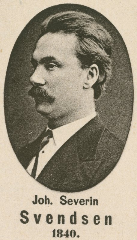 Johan Severin Svendsen (gravyr) av English School
