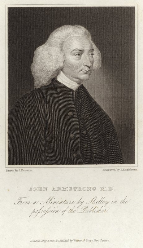 John Armstrong - skotsk poet och läkare (1709-1779) av English School