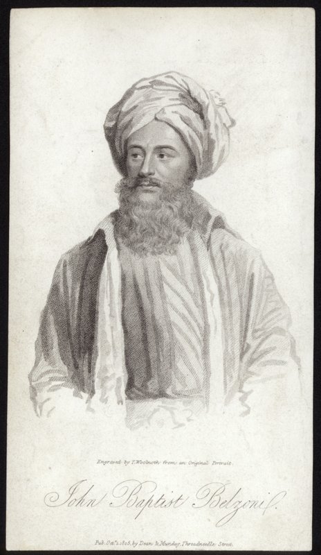 John Baptist Belzoni av English School