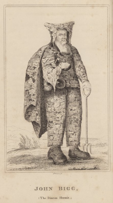 John Bigg, Dinton-eremiten av English School