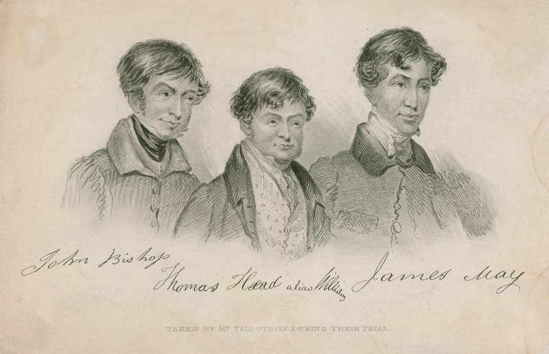 John Bishop, Thomas Head (alias Williams), James May av English School