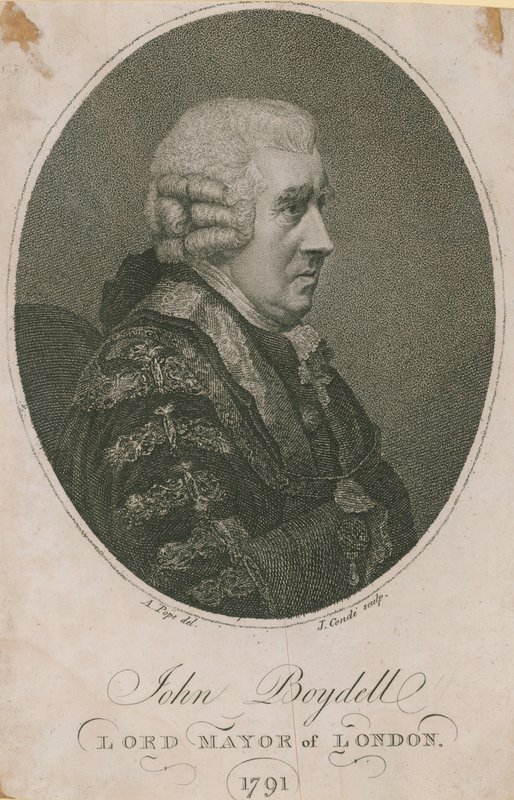 John Boydell, borgmästare i London 1785 av English School