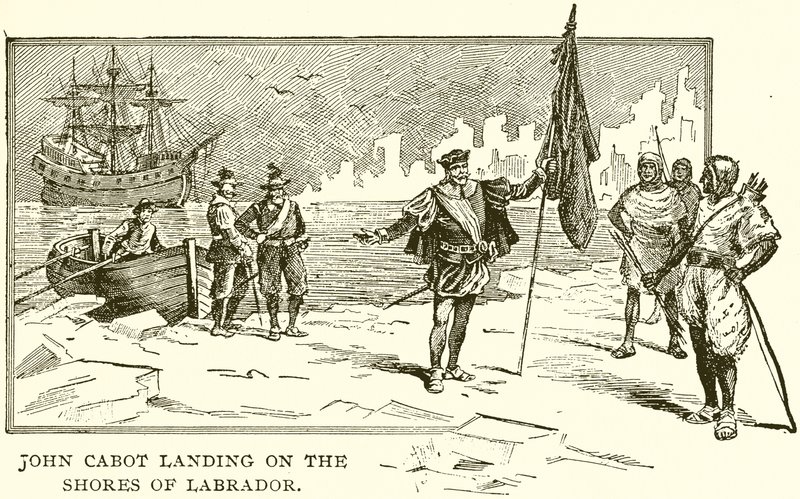 John Cabot landar på Labradors stränder av English School