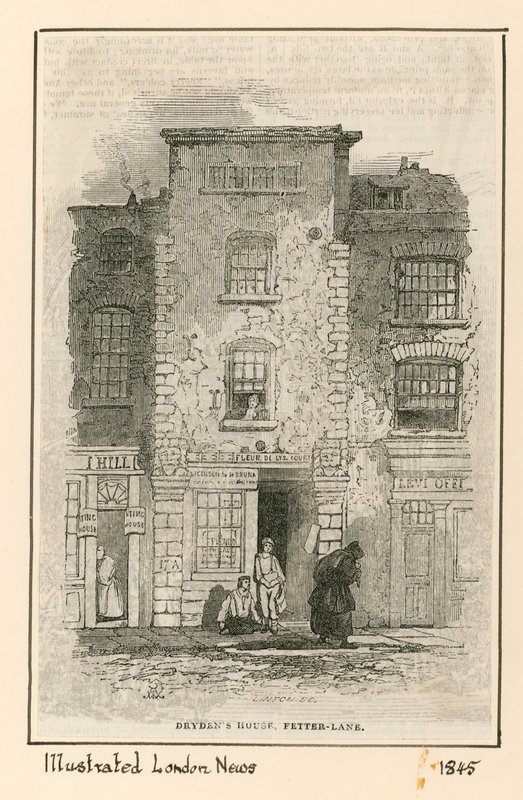 John Drydens hus, i Fetter Lane av English School