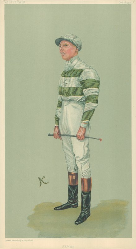 John E Watts, 1 oktober 1903, tecknad serie Vanity Fair av English School