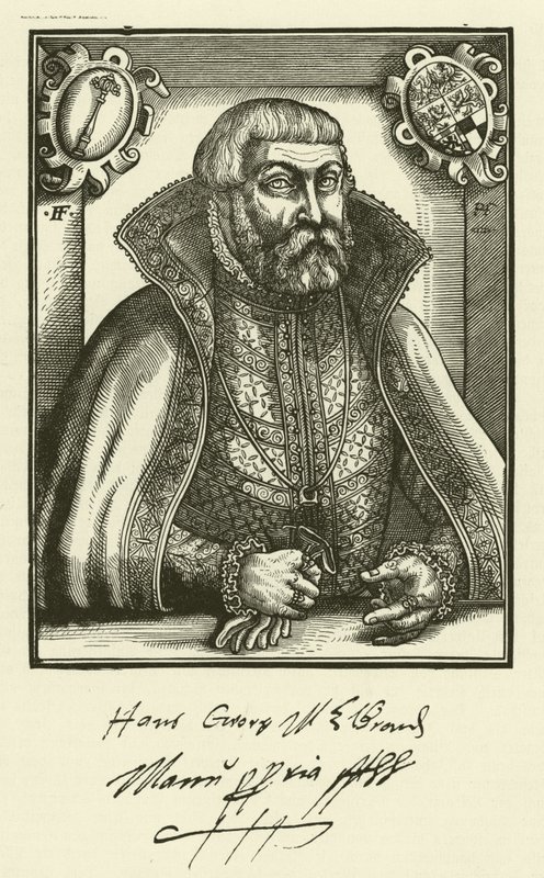 John George, kurfurste av Brandenburg av English School