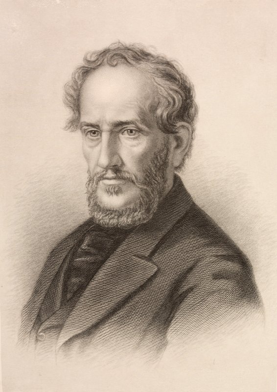 John Howard Payne, amerikansk dramatiker och skådespelare (gravyr) av English School