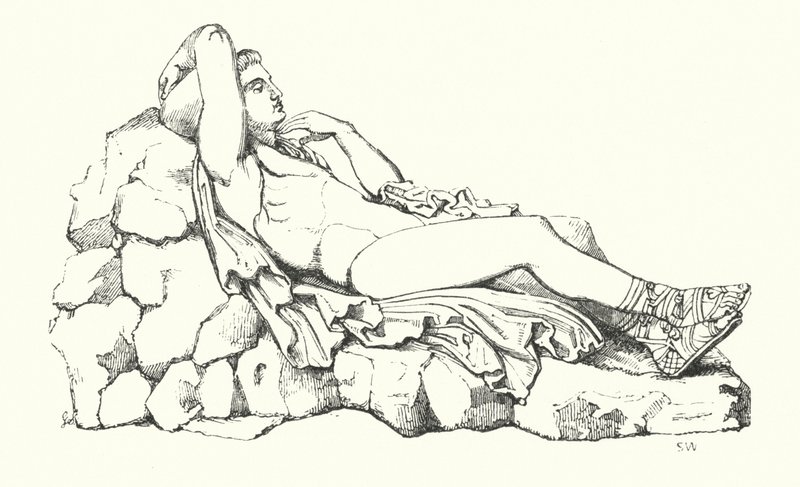 John Keats: Illustration till Endymion (gravyr) av English School
