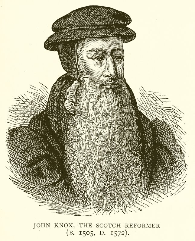 John Knox, den skotska reformatorn (f. 1505, D. 1572) av English School