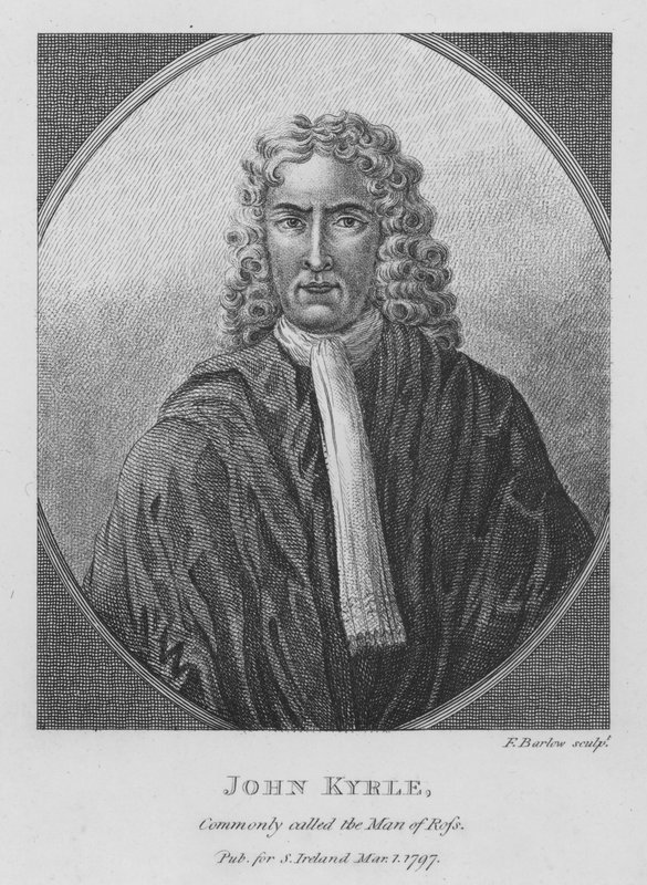 John Kyrle, känd som Man of Ross, engelsk filantrop av English School