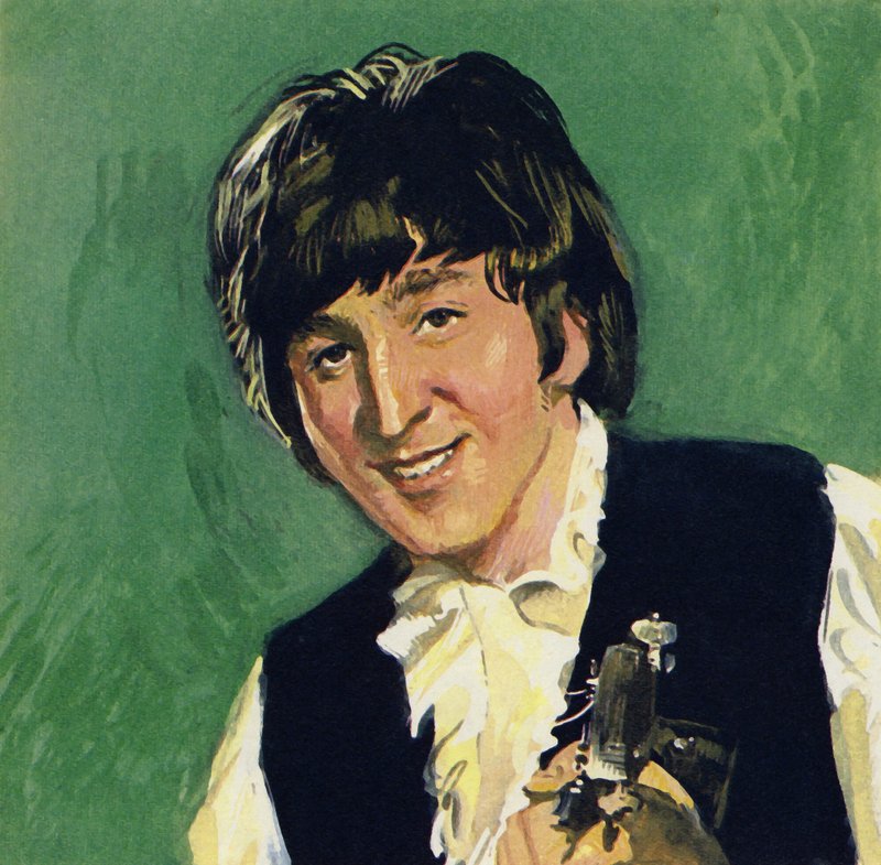John Lennon från The Beatles av English School