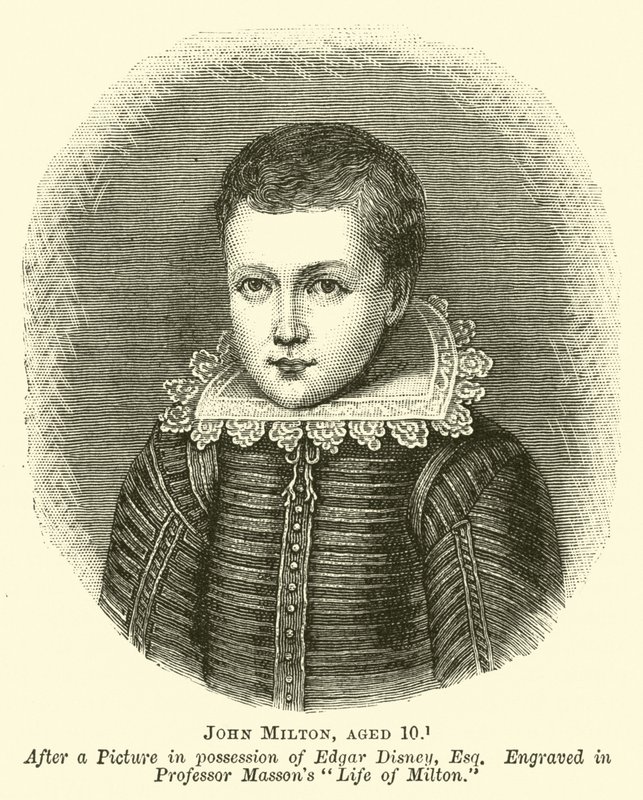 John Milton, 10 år av English School