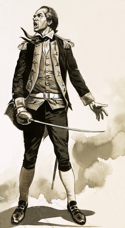 John Paul Jones, hjälte från det amerikanska frihetskriget av English School