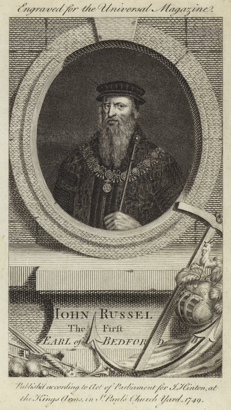 John Russel, den första earlen av Bedford av English School