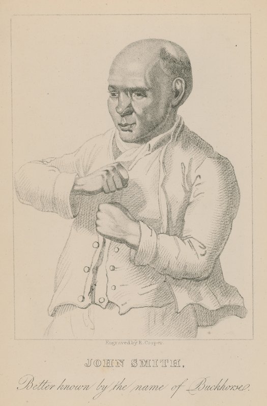 John Smith, mer känd under namnet Buckhorse, tungviktsboxare av English School