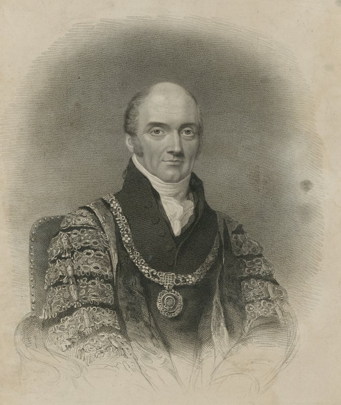 John Thomas Thorp, borgmästare i London 1815 av English School