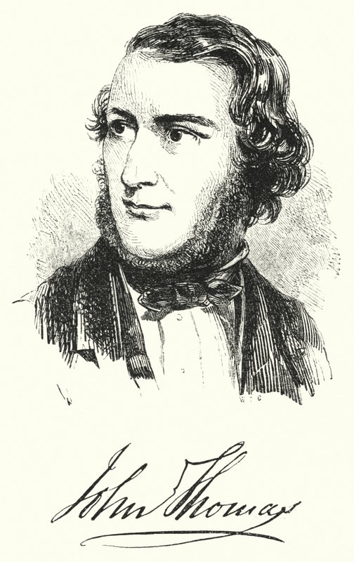 John Thomas, den välkände skulptören och modellören (gravyr) av English School
