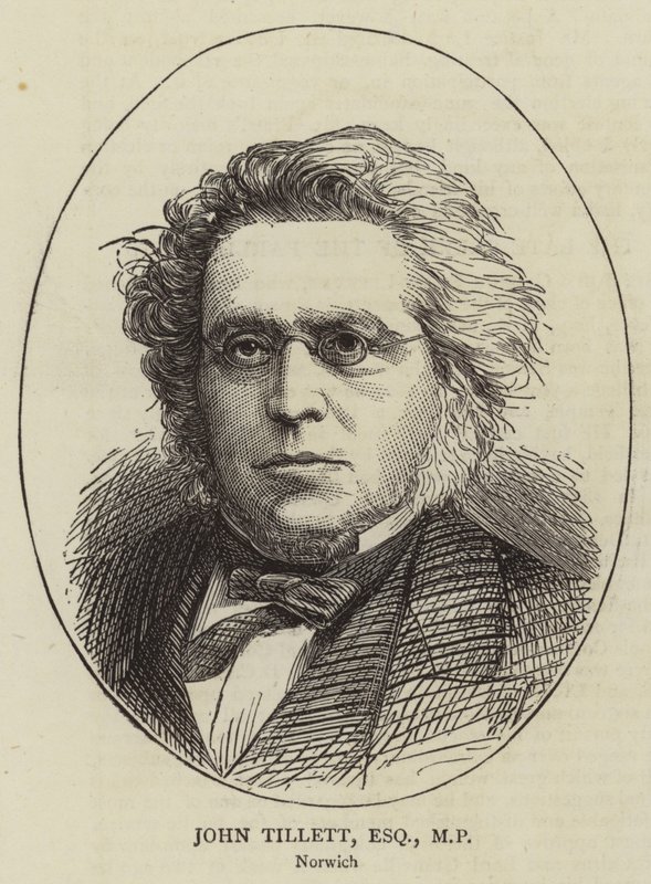 John Tillett, Esquire, MP (gravyr) av English School