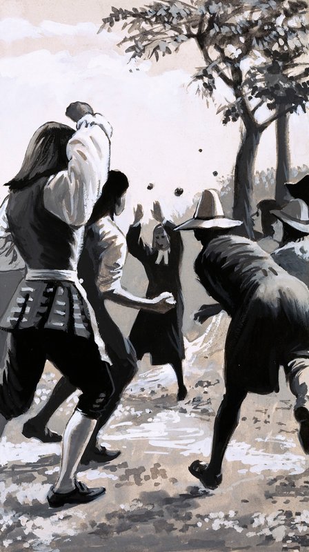 John Wesley, predikanten, var inte alltid välkommen vid möten av English School
