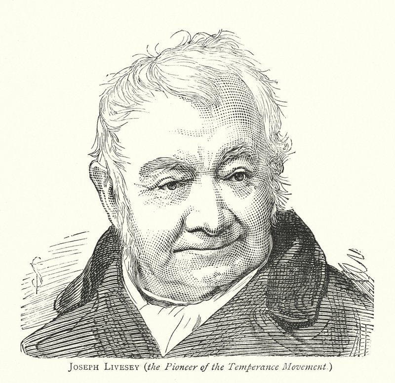 Joseph Livesey (gravyr) av English School