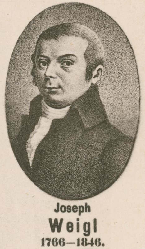 Joseph Weigl (gravyr) av English School