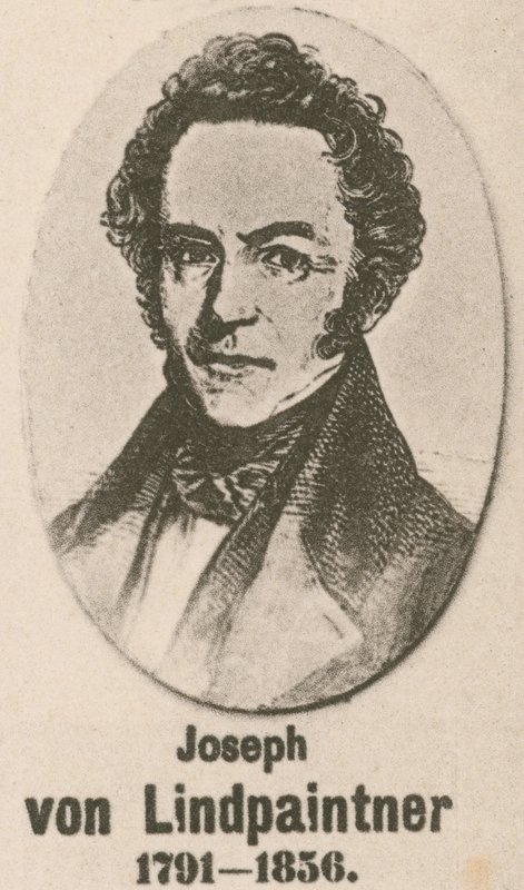 Joseph von Lindpaintner (gravyr) av English School