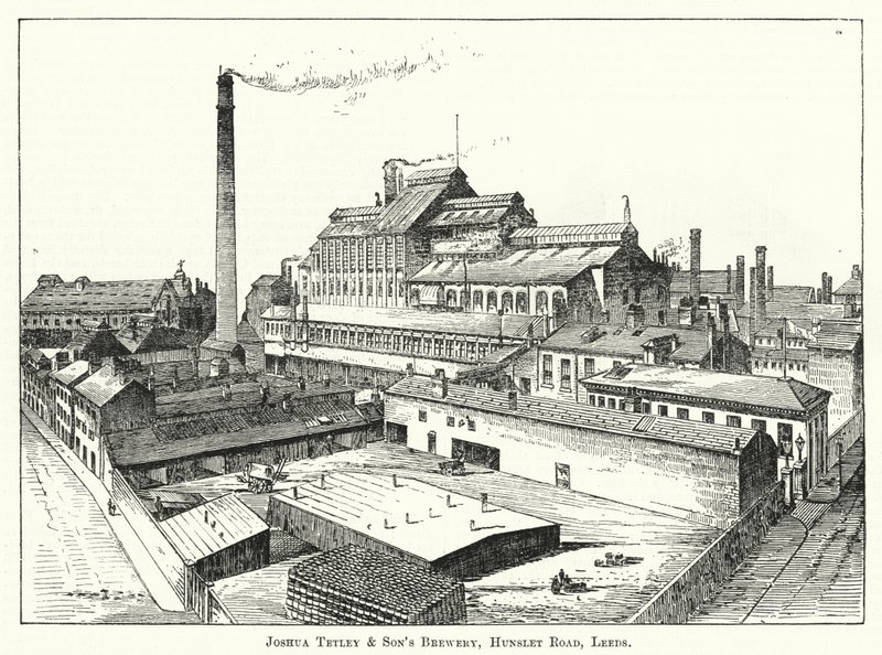 Joshua Tetley and Sons bryggeri, Hunslet Road, Leeds av English School