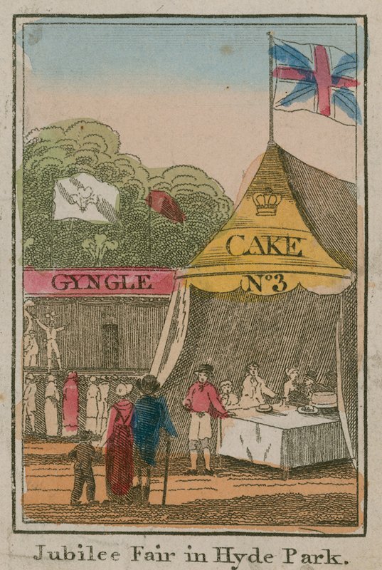 Jubileumsmässa i Hyde Park, 1814 av English School