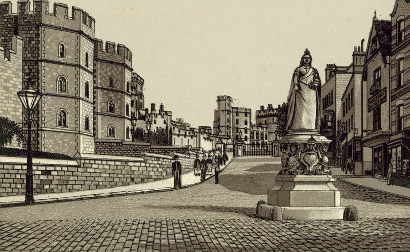 Jubileumsmonument (litografi) av English School
