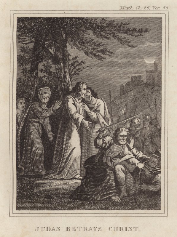 Judas förråder Kristus av English School