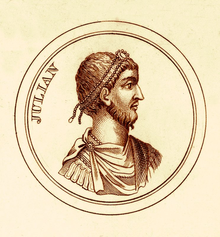 Julian, illustration från The Universal Historical Dictionary av George Crabb, publicerad 1825 (digitalt förbättrad bild) av English School