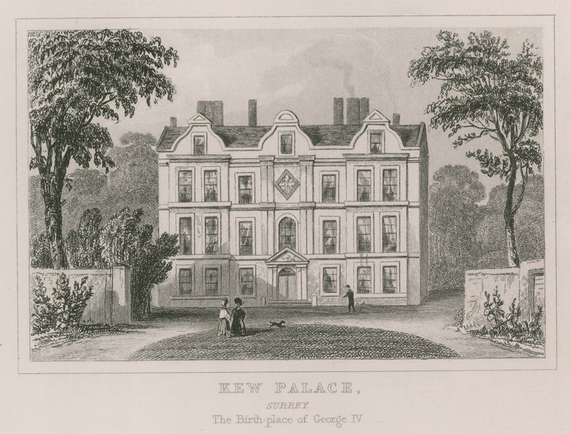 Kew Palace, Surrey - födelseplatsen för George IV av English School