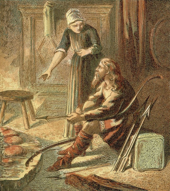 Kung Alfred och kakorna av English School