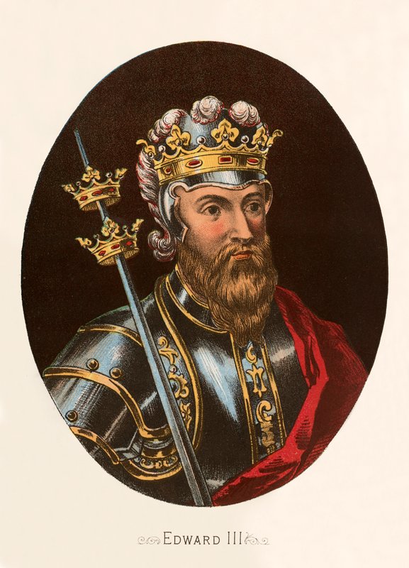 Kung Edvard III av English School