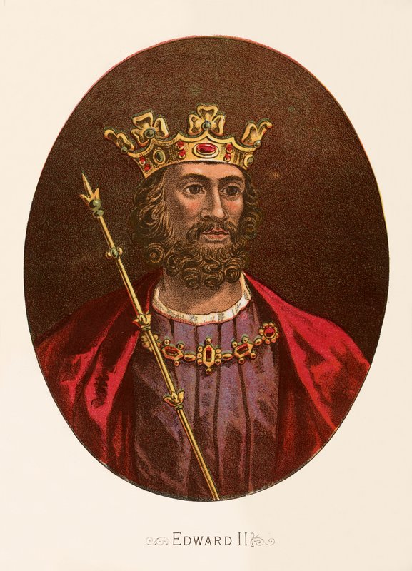Kung Edvard II av English School