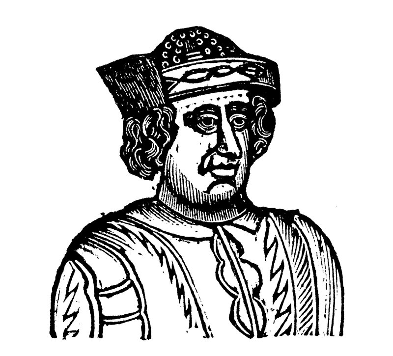 Kung Edward IV (träsnitt) av English School